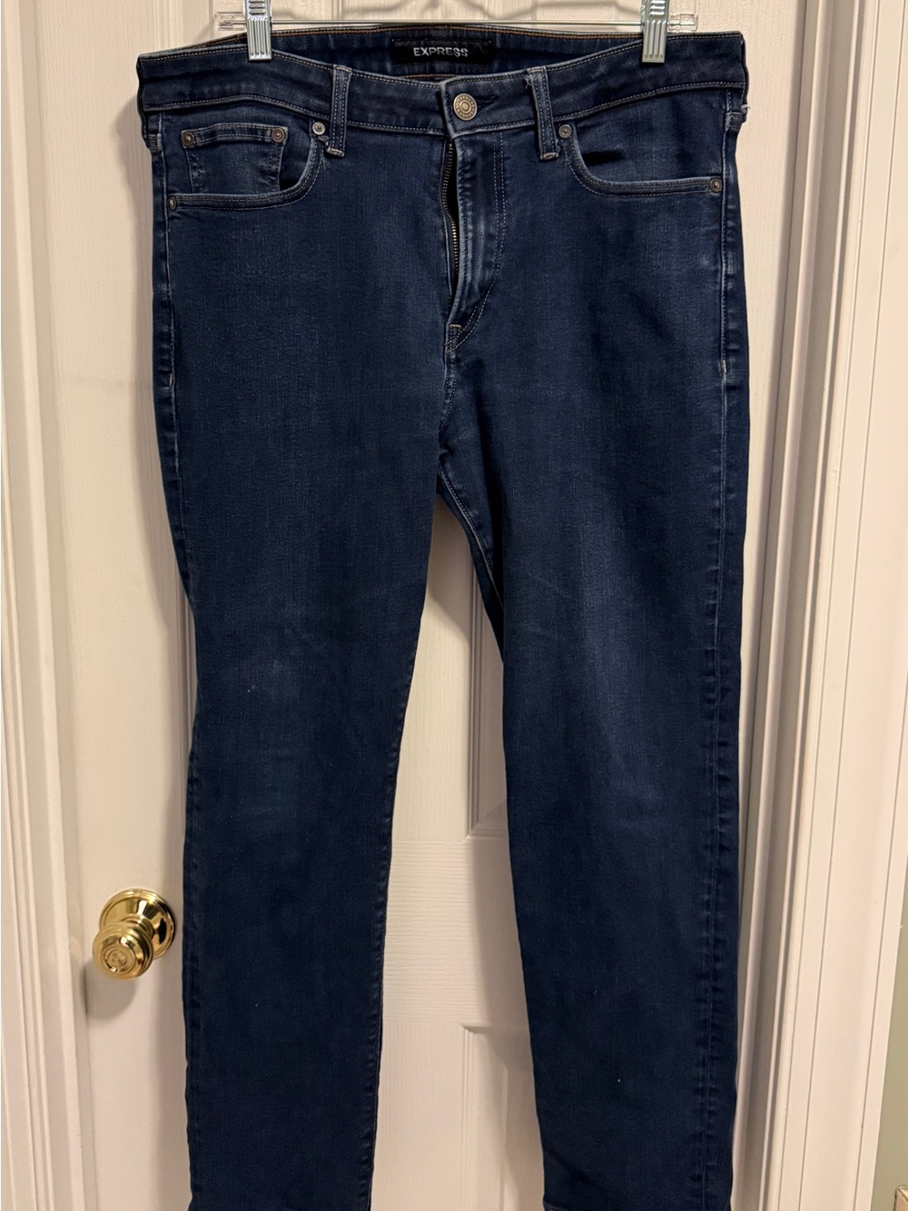 Express Women’s Dark Blue Slim Jeans